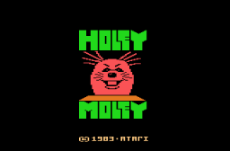 Holey Moley Title Screen